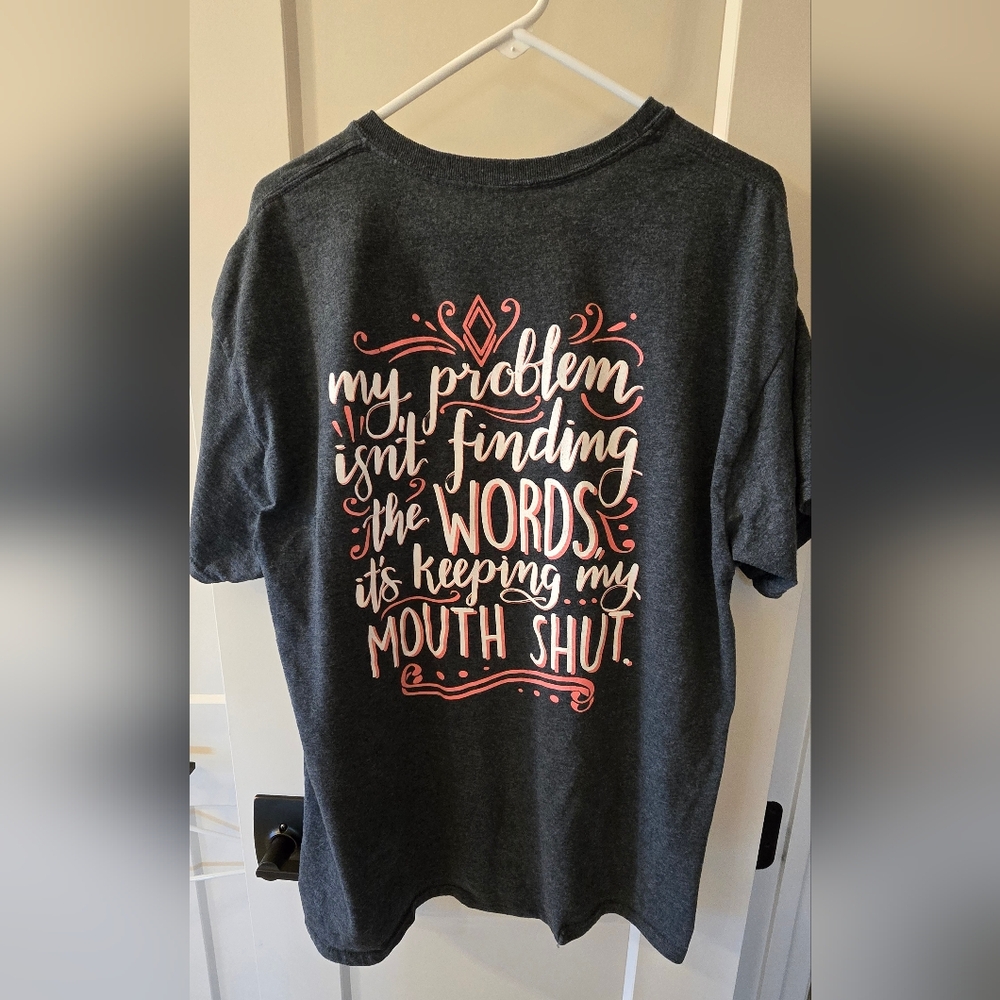 Gildan Dark Gray Women's Short Sleeve Tee Southern Attitude Size XL